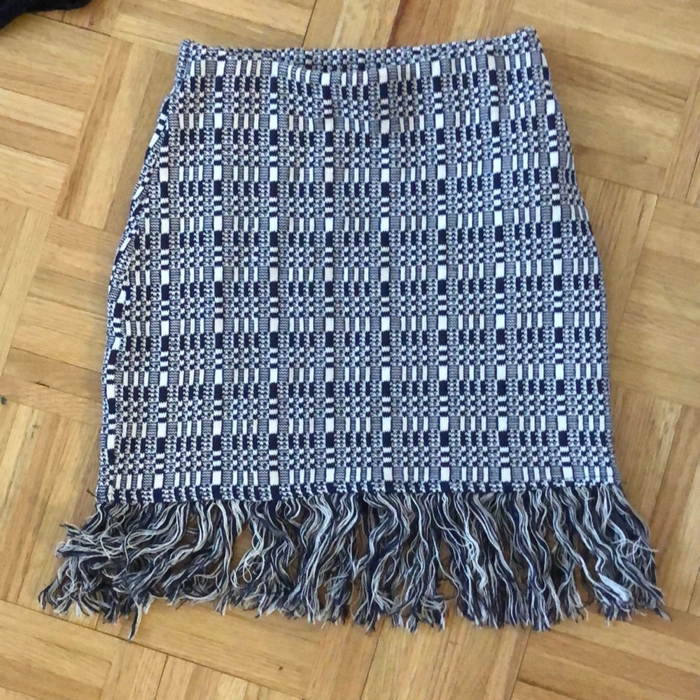 Tweed mini skirt